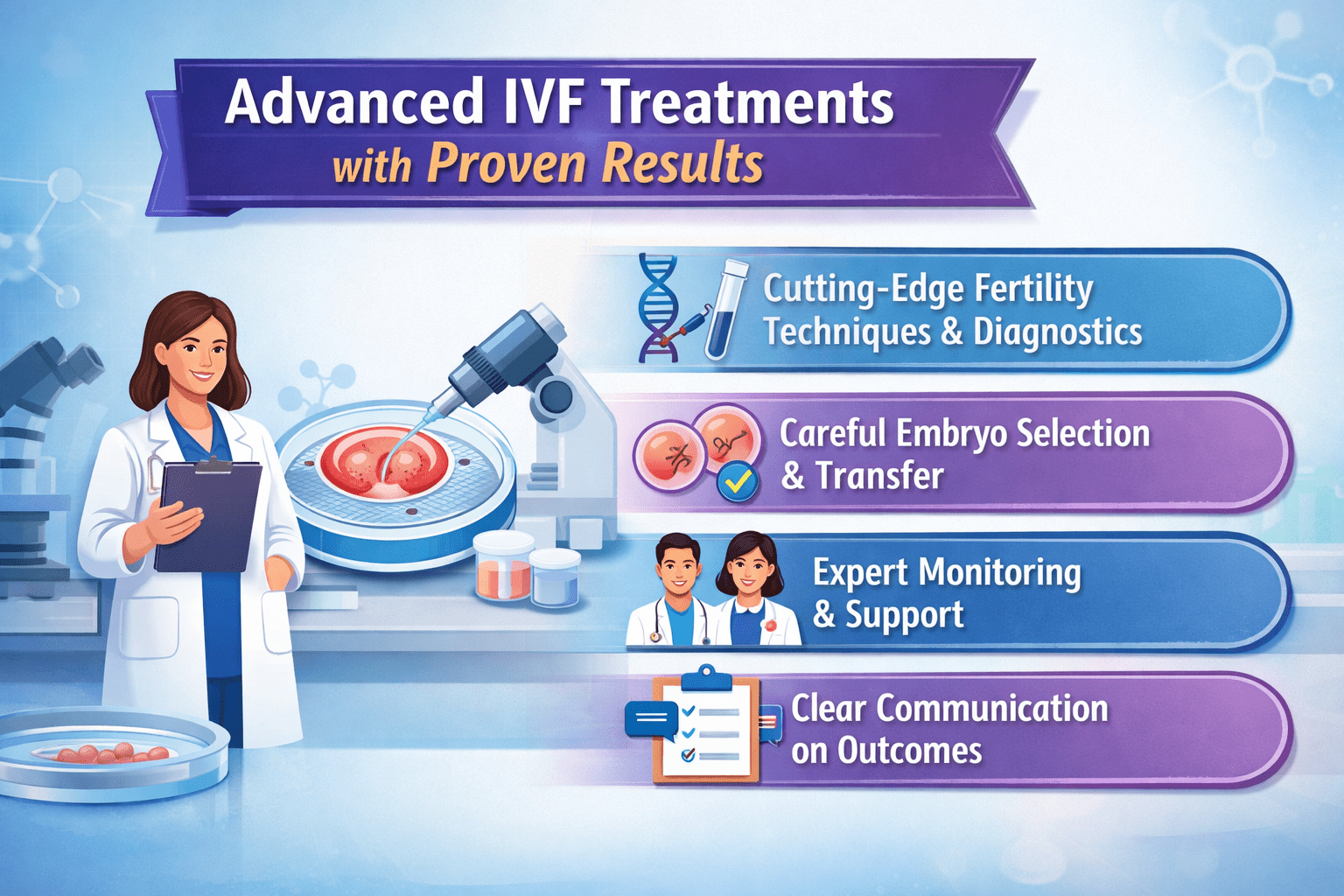 Advanced IVF treatments for success