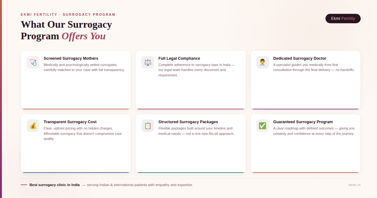 guaranteed surrogacy program in India