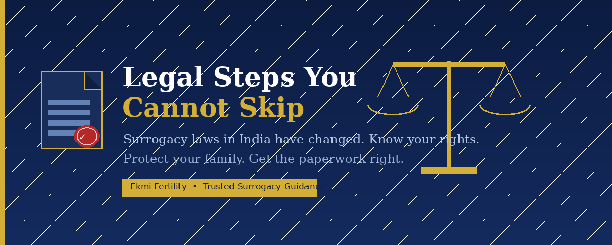 legal steps required in surrogacy