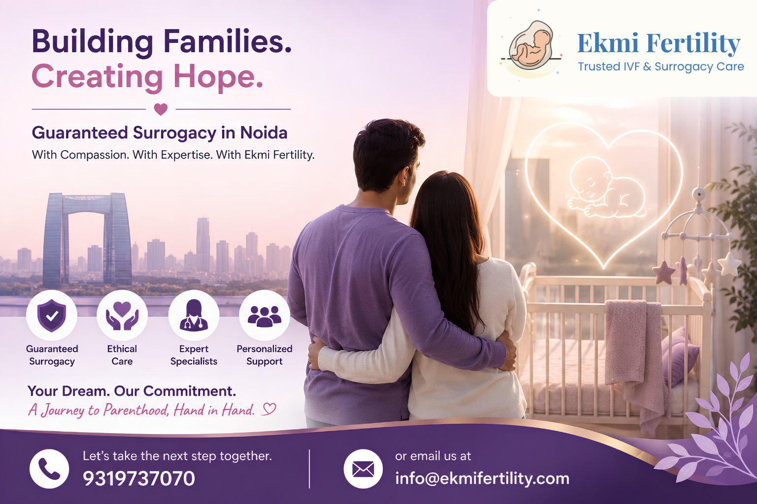 guaranteed surrogacy in Noida