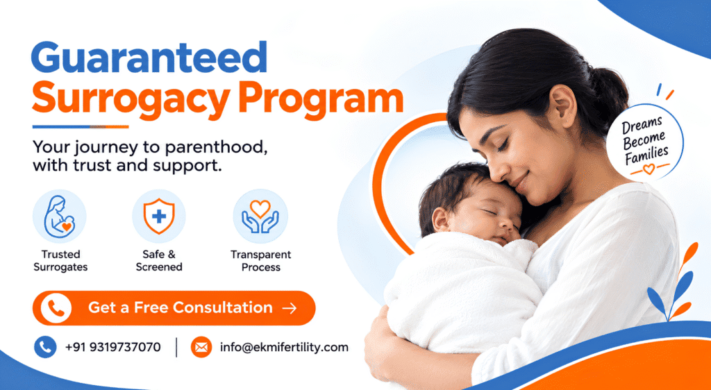 guaranteed surrogacy program in India