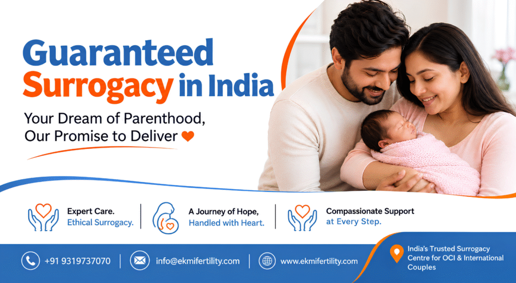 guaranteed surrogacy in India