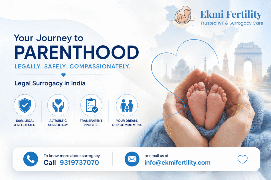 legal surrogacy process in India