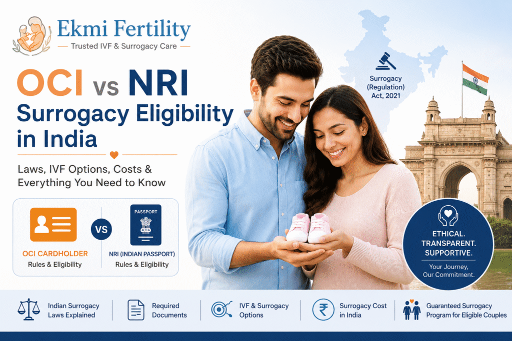 Surrogacy eligibility for OCI vs NRI