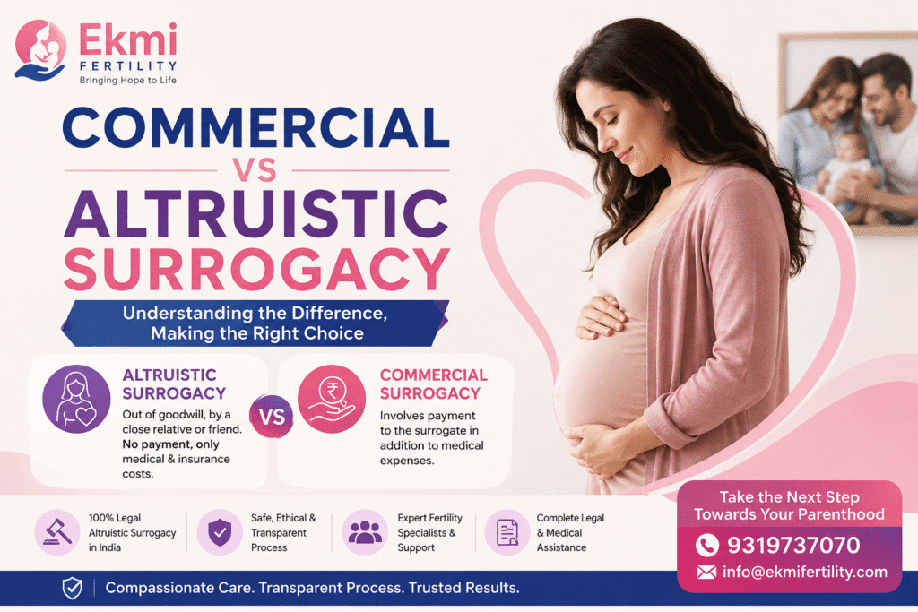 Commercial VS Altruistic Surrogacy