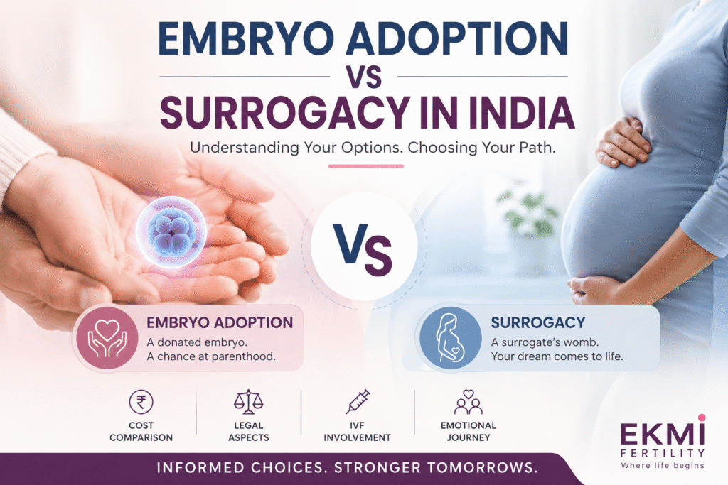 Embryo Adoption vs Surrogacy in India