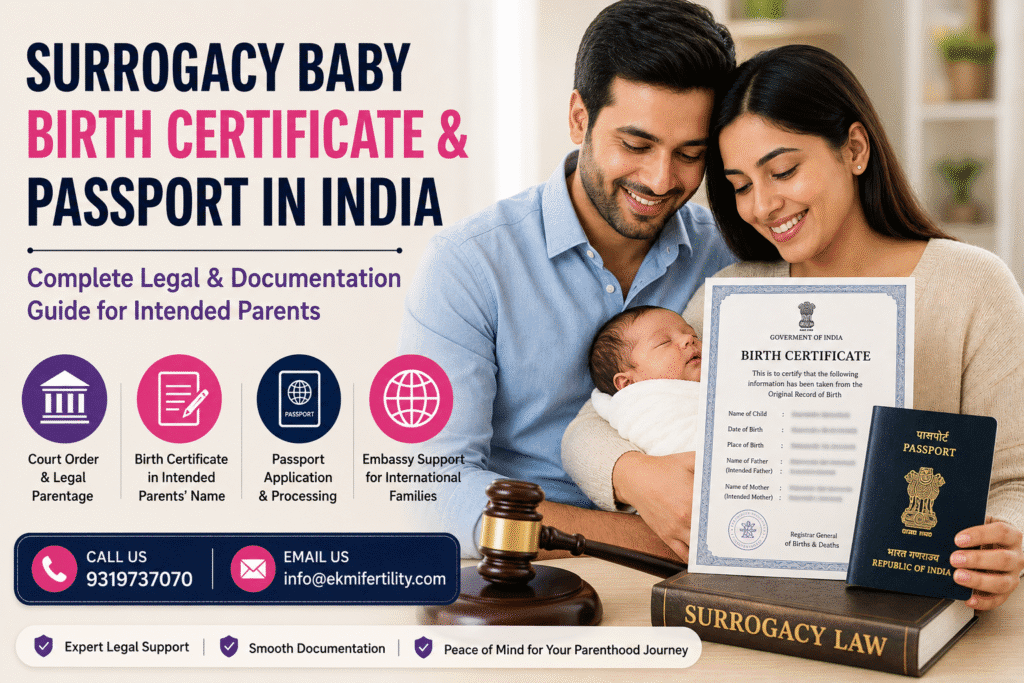 Surrogacy Baby Birth Certificate