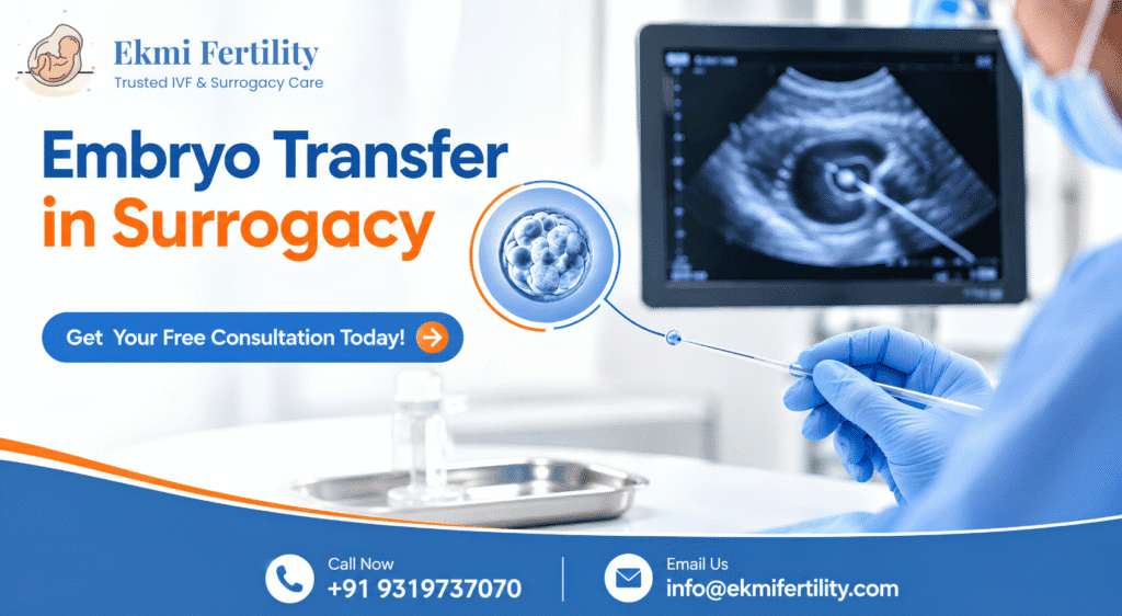 embryo transfer in surrogacy