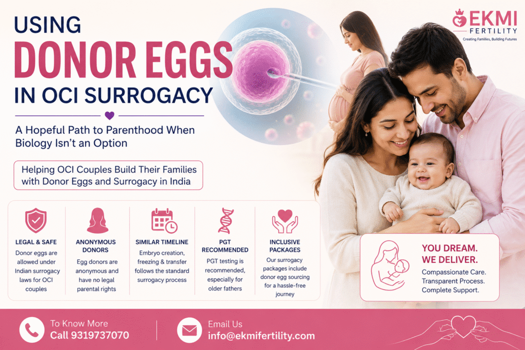 Using Doner Eggs In OCI Surrogacy
