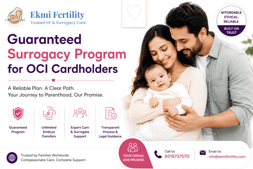 guaranteed surrogacy program for OCI cardholders
