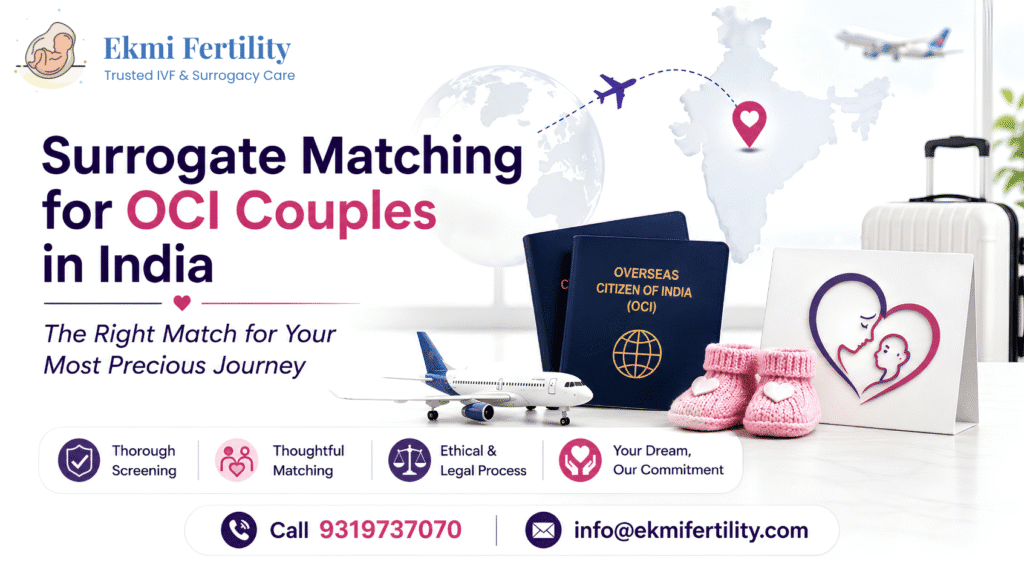 surrogate mother matching for OCI couples